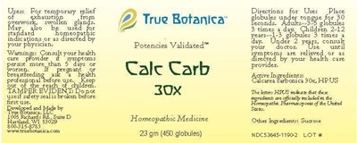 Display Panel (Calc Carb 30x 25 Gm V2 7 2013)